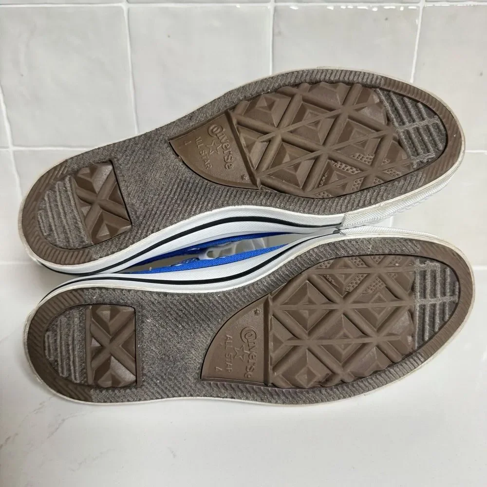 Converse Chuck Taylor All Star Low Top Blue Unisex Big Kid Sneakers M4/W6